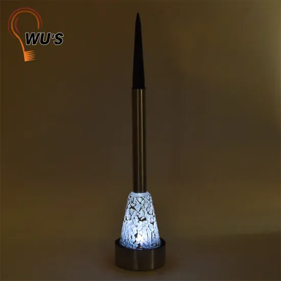 Professional manufacture Amorphous solar panel metal led outdoor light garden lamp