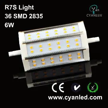 6w led r7s smd led pc led light bulbs led lamps led lighting