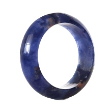 Sodalite 6T Stone Band Rings for Women Men Healing Chakra Stackable Ring Balance Energy