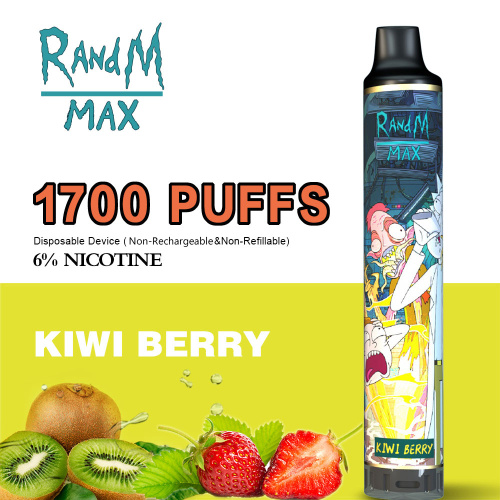 R&amp;M Max PRO recarregável e descartável Big 3600puffs