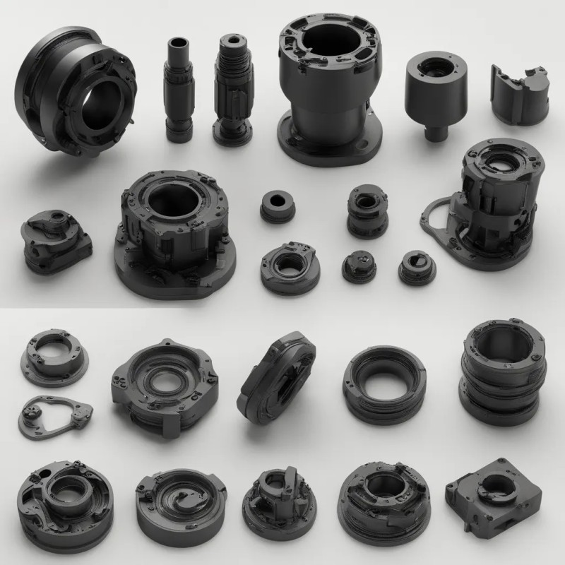 Nylon CNC parts2
