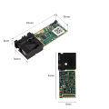 Sensor de distancia láser de Arduino con interfaz de comunicación