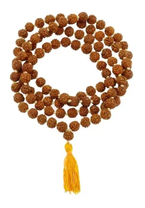 Tibetan 108 Beads mala necklace, Seed Bead Natural Tibetan Rudraksha Seed Prayer Beads Wrist Mala Wrap Bracelet