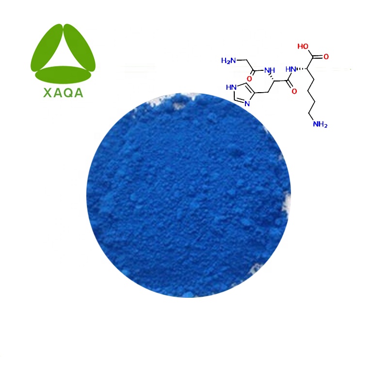 Kosmetisches 98% Kupferpeptid / GHK-Cu-Pulver