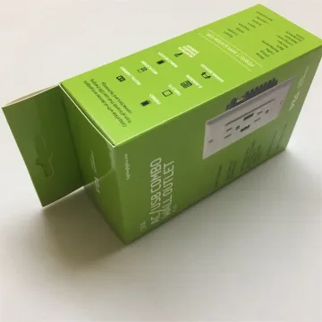 Battery Charger Packaging Box Socket Paper Packaging Box