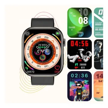 2024 Trendy Multi-Sports Metal Heart Rate Monitor Call Smartwatch with HD Screen for Men and Women