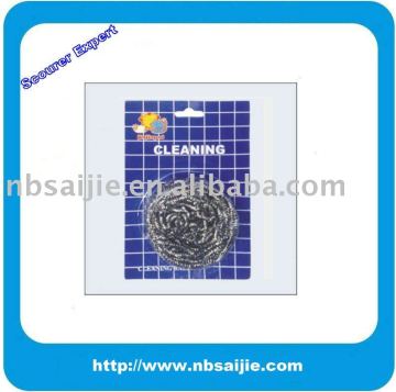 stainless steel scourer, kitchen scourer,galvanized scourer