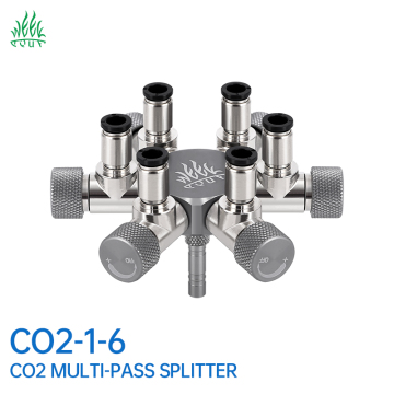 Wholesale CO2 Equipment: 6-Way Splitter Valve for CO2 Supply Regulator - Aquarium & Planted Tanks