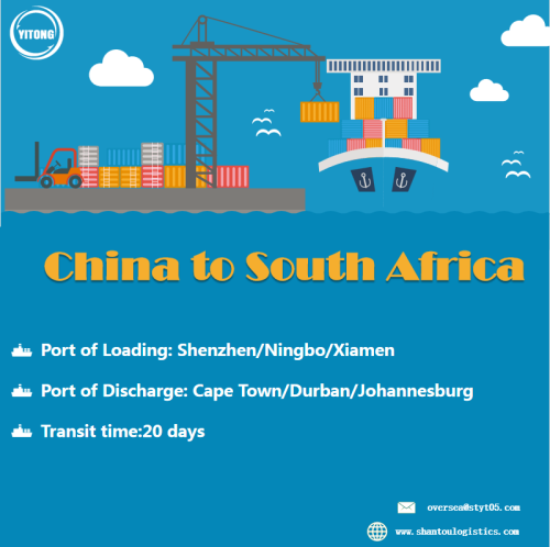 Ocean Freight From Shenzhen To Cape Town