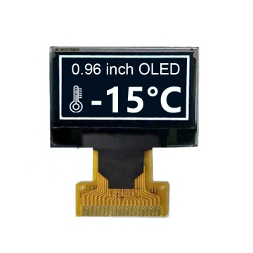 OLED da 0,96 pollici OLED 128x64 Display monocromatico per orologio Smart Watch con SSD1306/SSD1315 IIC/I2C Interfaccia