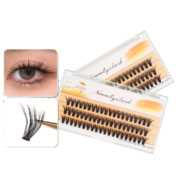 Premade Fox Style L Curl Individual Cluster Eyelashes