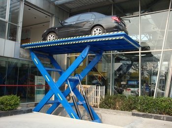 Sjg 4 Fixed Elevating Work Hydraulic Lifting Platform With Rated Load 4000 Kg