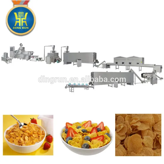 corn flakes processing line / extruder machine