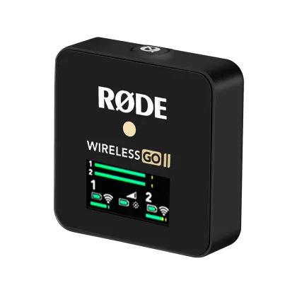 RODE Wireless GO II: 360 Degree Pickup for Live Streaming & Outdoor Interviews