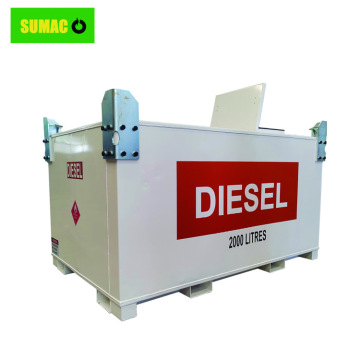 Διπλό τοίχωμα 2000L Self Bunded Diesel Fuel Tank