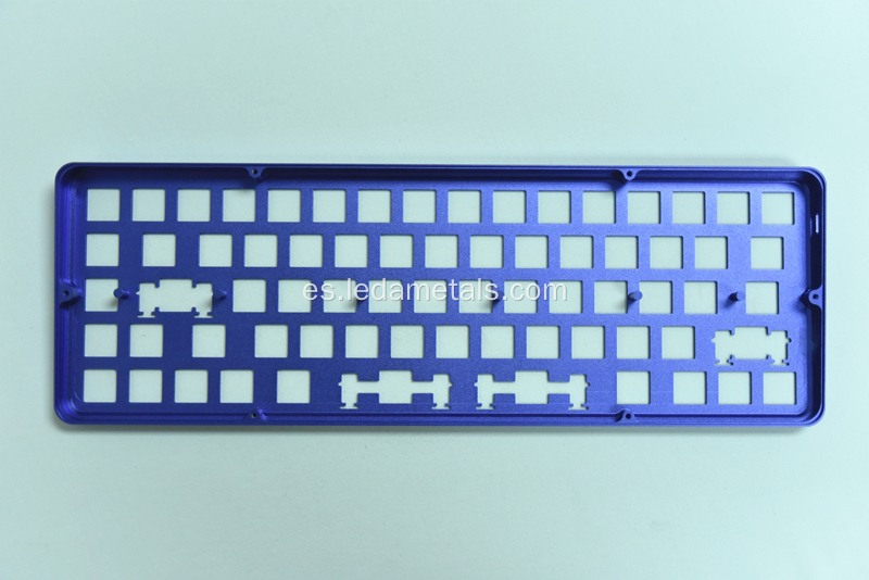 Part de estampado de chapa de teclado anodizado