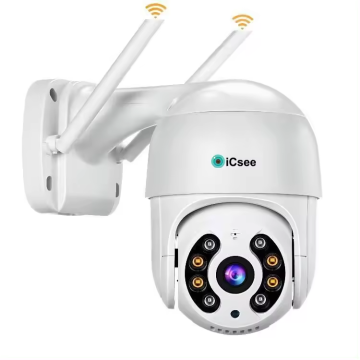 8MP PTZ Outdoor WiFi Dome Security Camera with Auto Tracking, Two-Way Audio, and P2P Connectivity