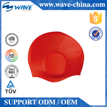 Hotselling Export Quality Newest Popular Design Adult Black Swimming Cap
