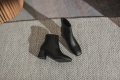 أحذية جلدية جديدة للرجال تشيلسي تصميم المصنع الإيطالي
