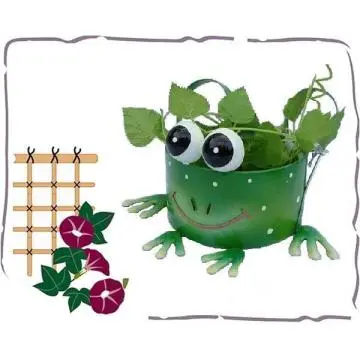 cartoon flower pots
