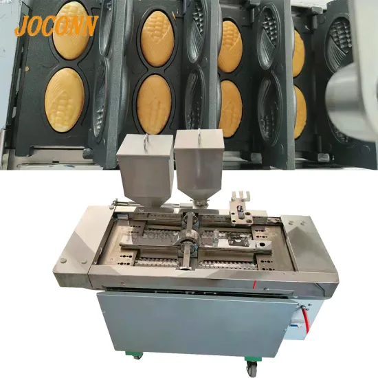 Commercial Waffle and Manjoo Maker Machine with Strawberry Forming Function