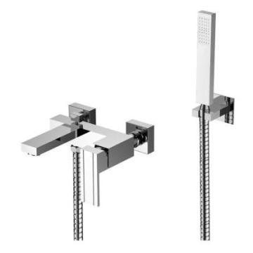 Faucet, Wall Mounted Single Lever Shower/ Bath Mixer A6508341CP ZOLA