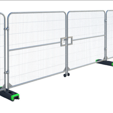 2016 Hot sale! UK Market Round Top Anti Climb Heras Temporary Fencing Panel