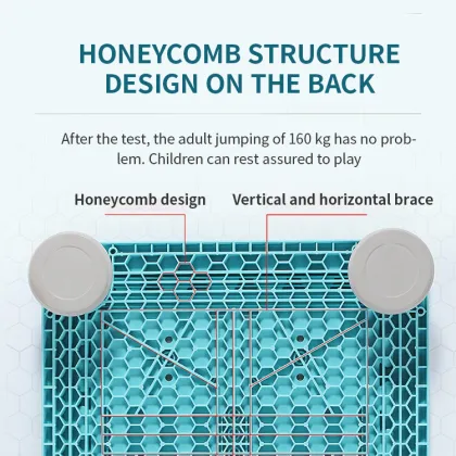 Adjustable Bungee Trampoline for Child Household Fitness: Indoor and Outdoor Use