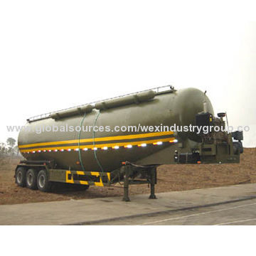 3-axles Particle Material Transport Semi Trailer