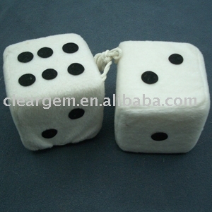 plush dice