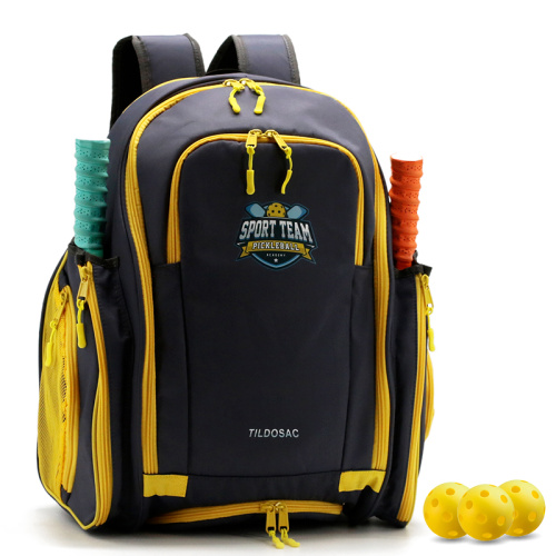 Mochila de raqueta de pickleball deportivo con compartimento de zapatos