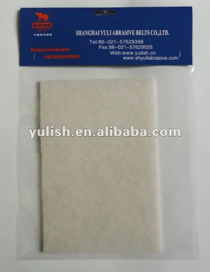 DIY ABRASIVE-White Souring pad for industry