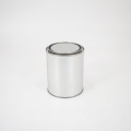 Screw top empty paint round metal tin cans