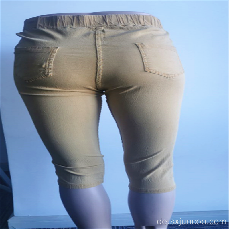 98% Baumwolle 2% Spandex Jeans mittlerer Länge