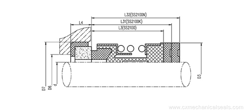 John Crane Type 2100 Mechanical Seal