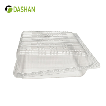Transparent Disposable PET Blister Boxes for Cakes and Desserts