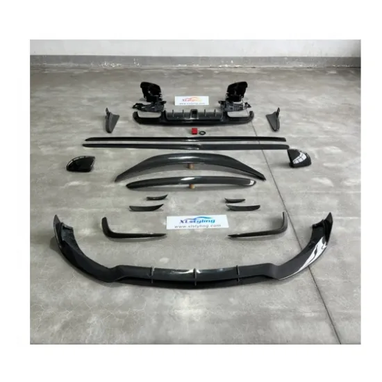 Real Carbon Fiber Facelift Bumper Body Kit for Mercedes-Benz W205 C63 4 Doors