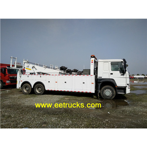 SINOTRUK 10 Wheeler 25T Xe nâng hàng Cần cẩu