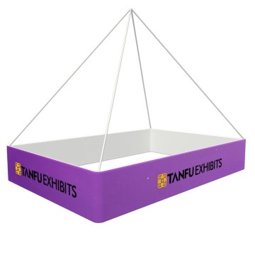 TANFU Hanging Sign Rectangle Shape for Trade Show