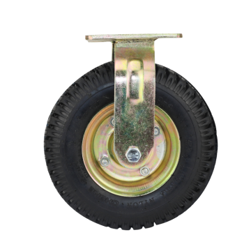 Gold Plating Plate Rubber Inflatable caster wheel