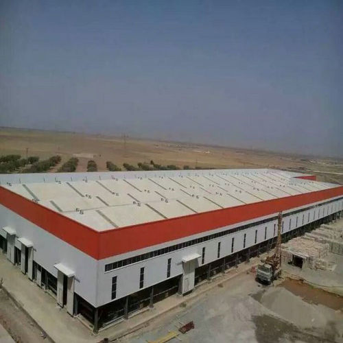 Construção de armazém de estrutura de metal da estrutura pré -fabricada