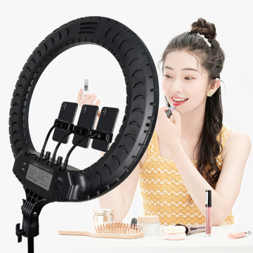 Luce ad anello LED da 21 pollici da 21 pollici da 21 pollici - 2700K -6500K per la bellezza in streaming live (54 cm esterno)