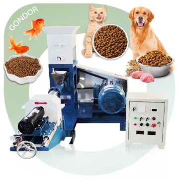 China Twin Screw Mini Pet Feed Extruder Machine for Floating Tilapia and Fish Dog Food