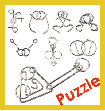 100 individual metal puzzle
