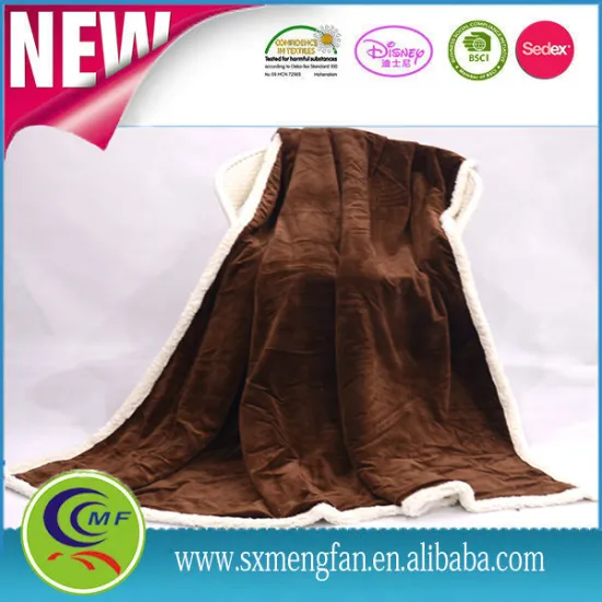 2016 new plain dyed softextile blanket