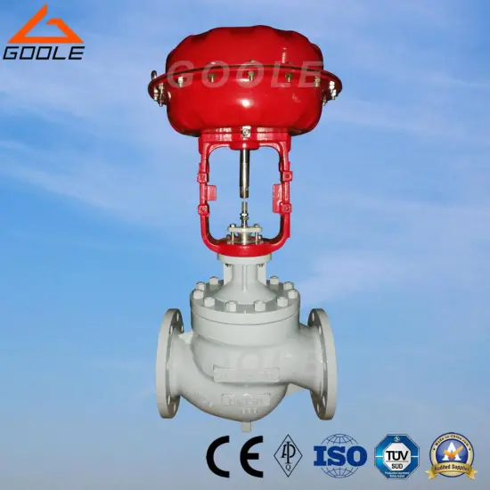 Pneumatic Globe Control Valve with Single Seat