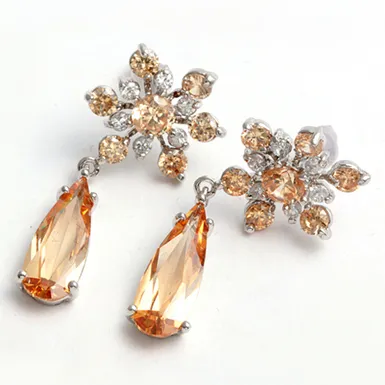 JENNIFER MEYER dangle drop earrings