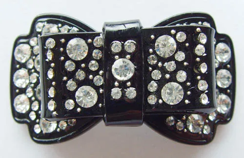 Bowknot Acrylic Rhinestone Buckle