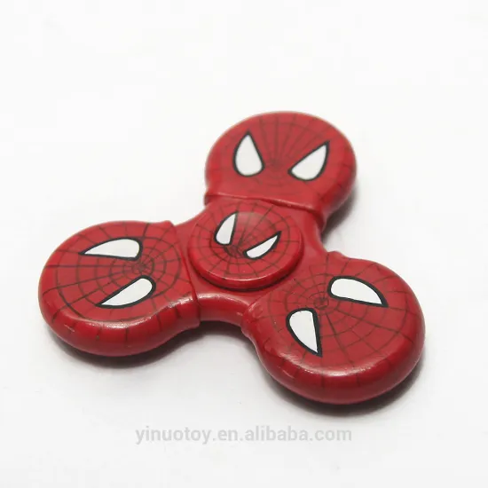 Hot sale trendy fidget spinner with spiderman