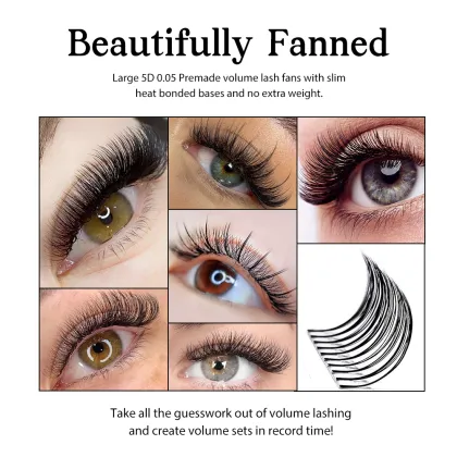 Wholesale 3D W YY Shaped Faux Eyelashes